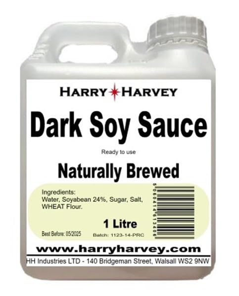 HARRY HARVEYPremium Dark Soy Sauce 1 L | Chinese/Asian Cuisine Soy Sauce | Rich Umami & Deep Color For Rice, Noodles, Stir-Fry, Chicken, Beef & Pork - View #9