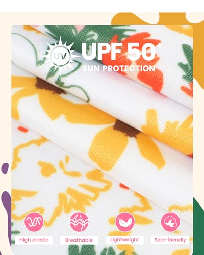 Angel season Girls Swimsuit Bikini Set Two Piece Tankini Bathing Suit Teens High Waisted Beach Swimwear Cute Size 7-142