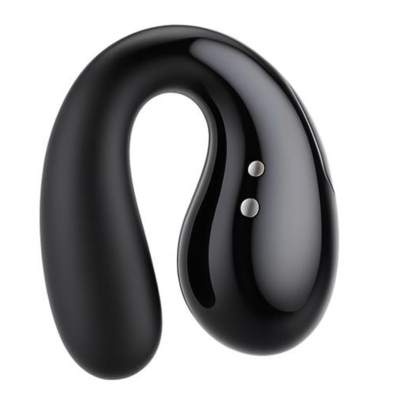 Ultra Open Ear Earbuds - Ergonomic Clip-On Earbuds,Echo Black