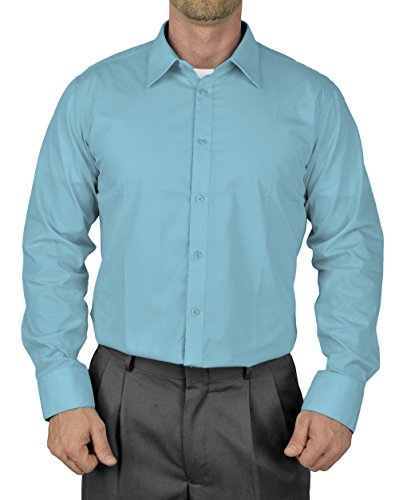 Moda Di Raza Mens Dress Shirt, French Cuff Shirt, Slim and Regular Fit, Dress Shirt for Men, Cufflink Shirts for Men2