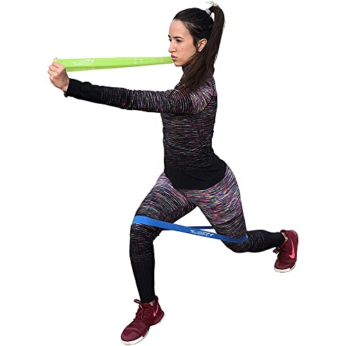 TheraBand Conjunto de faixa de resistência, kit de faixa de 50 cm para pernas e exercícios no bumbum
