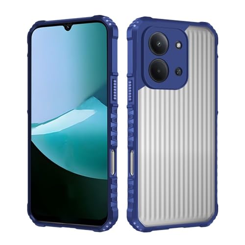 Coque Redmi Note 13 Pro 5G antichoc bleue silicone pour les trajets