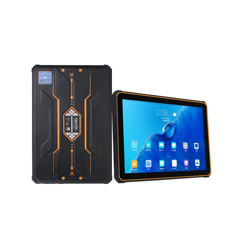Image of Android 13 Rugged Tablet 10.1 inch 1200x1920 FHD IP68 Waterproof, 8+128GB, Unisoc T616 Octa-Core, 10000mAh Battery, Dual SIM 4G LTE, NFC, GPS,2D Barcode Scanner for Warehouse Construction Outdoor