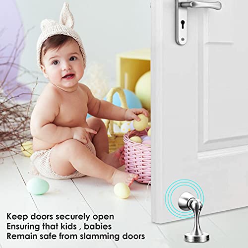 Batente de porta, batente de porta magnético, suporte de trava de porta em liga de zinco, poderoso b