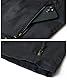 Oralidera Herren Outdoor-Weste Leichte Funktionale Arbeitsweste mit Vielen Taschen Anglerweste Jagd Wandern ärmellose Jacke Camping Fotografie Weste, Schwarz, XL