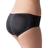 Maidenform womens Padded Butt Panty Shapewear Briefs, Black, X-Small US