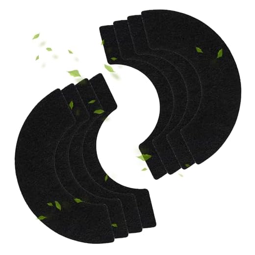 8 Stück Kohlefilter Kompatibel mit Litter-Robot 4 Katzentoilette Alternative Ersatzfilter Verdickte Kohlefilter für Streu Absorbiert Gerüche Kontrolliert Feuchtigkeit Hält Ihr Zuhause Frisch