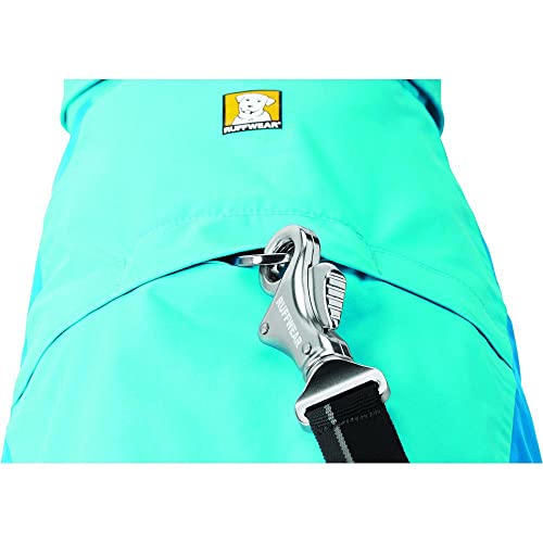 RUFFWEAR Hundejacke „Vert“, Wasserdichter Hundemantel – Atoll-Blau, XL