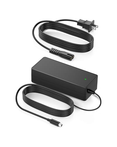 WUKUR 42V Charger for Segway Ninebot Scooter Compatible with Ninebot Electric Scooter ES2 ES4 E22 E2 Pro F20 F25 F30 F40 F2 F2 Plus F2 Pro D18 D28 D40 Air T15 NOT for E2 Plus/E2/S2