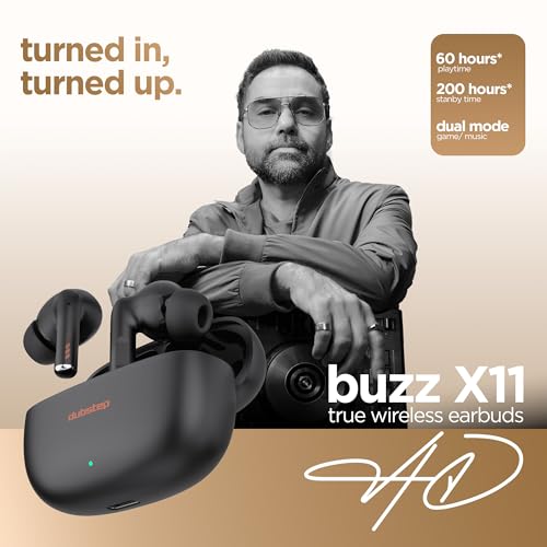 Dubstep Buzz X11 Wireless Earbuds, Phantom Black - Image 3