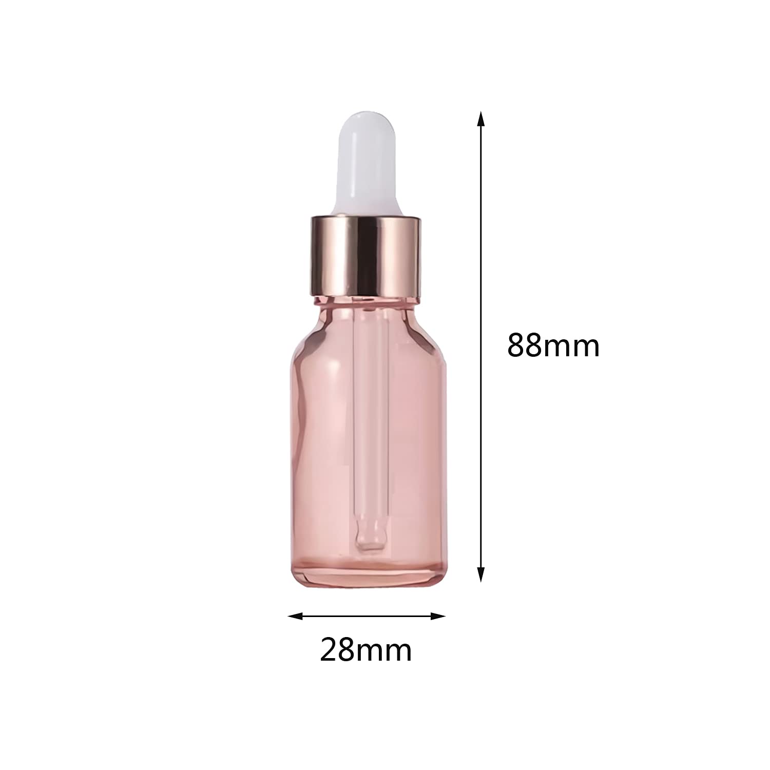 10 Stück 3 Ml Roll-On Flaschen – Bernsteinfarben, Mit Edelstahlkugel & Trichter