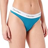 Calvin Klein Damen Tanga, Tapestry Teal, 36
