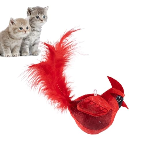 Cat Bird Toy Flapping, Flapping Wings Chirping Bird, Realistic Bird Cat Toy, Automatic Cat Toy Bird, Interactive Flying Bird Toy