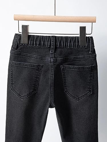 Image of KOTTY Boys Jeans - Regular to Slim Fit,Elastic Waistband,Mid Rise,Straight or Tapered Leg,Stretchable Denim