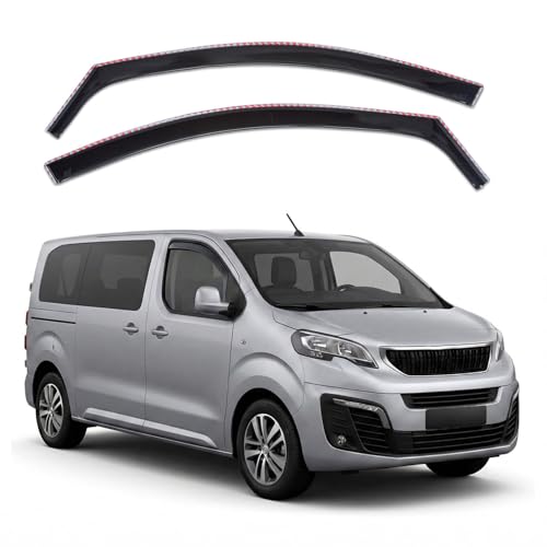 Déflecteurs d'air Peugeot Traveller J&J AUTOMOTIVE teintés avant arrière