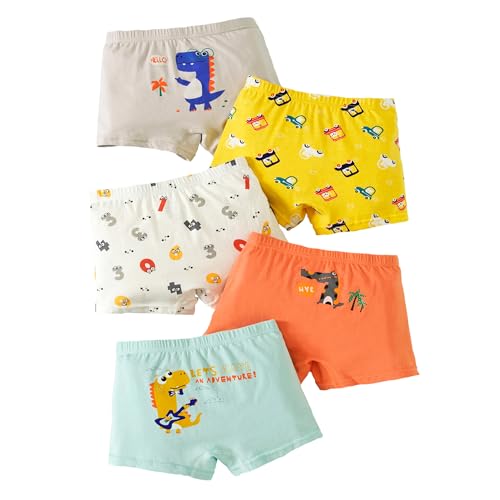 Image of Boxer Boys Briefs Underwear Kids Cotton Shorts Underpants Size Years Pack of 5