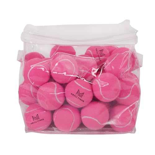 MRYCZ FYRHD 40 Pack Tennis Balls, Advanced Training Tennis Balls, Tennis Balls for Dogs, Bulk Tennis Balls for Practice with Mesh Bag for Easy Transport, Good for Beginner Training Ball