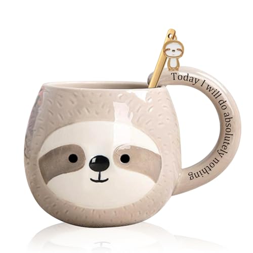 Taza de cerámica perezoso 330 ml Yalucky miniatura 1