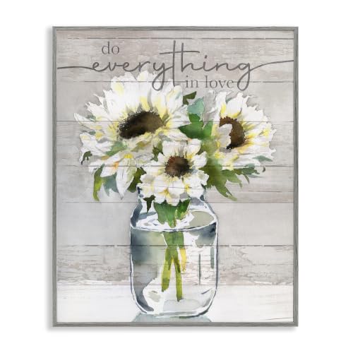 'Everything in Love Romantic Country Blooms'| Framed Giclee Art