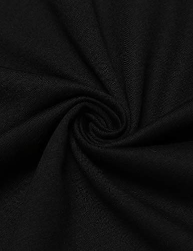 Coofandy Men's Short Sleeve Polo Shirts Rose Floral Embroidery Casual Cotton Polo T Shirt (Large, Type 1-Black*) #TOP4