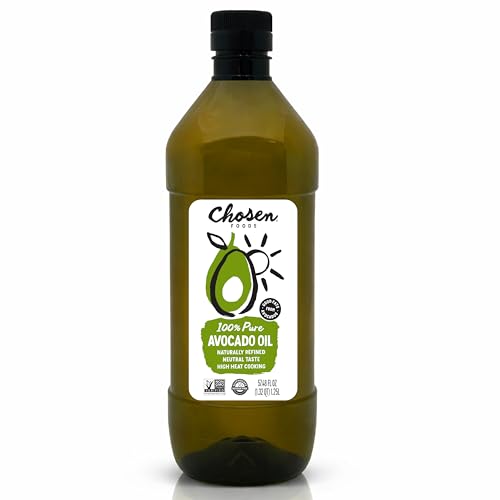 Image of Chosen Foods Avocado Oil, 1.25 Liter - All Purpose Cooking Oil made from 100% pure avocados - Non-GMO, Gluten-Free, Keto Friendly - 42.3 Fl Oz (Pack Of 1)