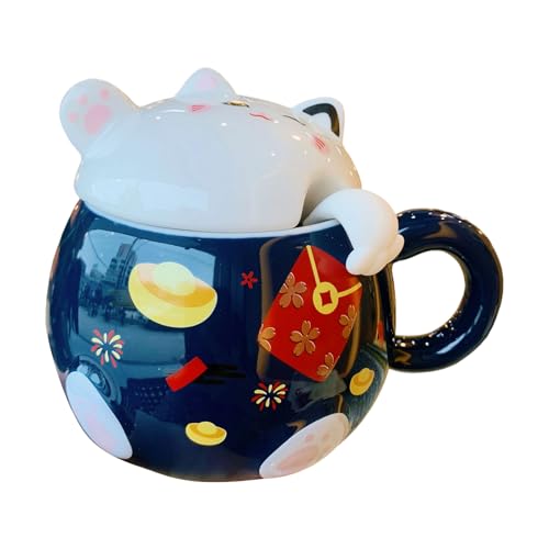Design comodo per il caffè: Questa in ceramica unisce funzionalità e praticità grazie al suo coperchio e cucchiaino inclusi. Ideale per le mattine di fretta o in ufficio, garantisce un'esperienza senza fuoriuscite, permettendo di gustare la propria bevanda preferita in movimento con la massima facilità. Il suo design intelligente è la soluzione perfetta per chi cerca comodità. Con 215 caratteri.
