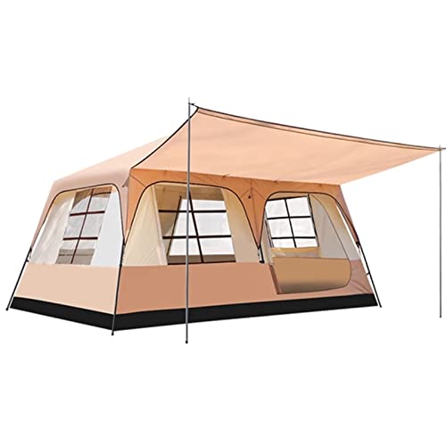 Tente cabine familiale imperméable résolvant le manque d'espace en camping