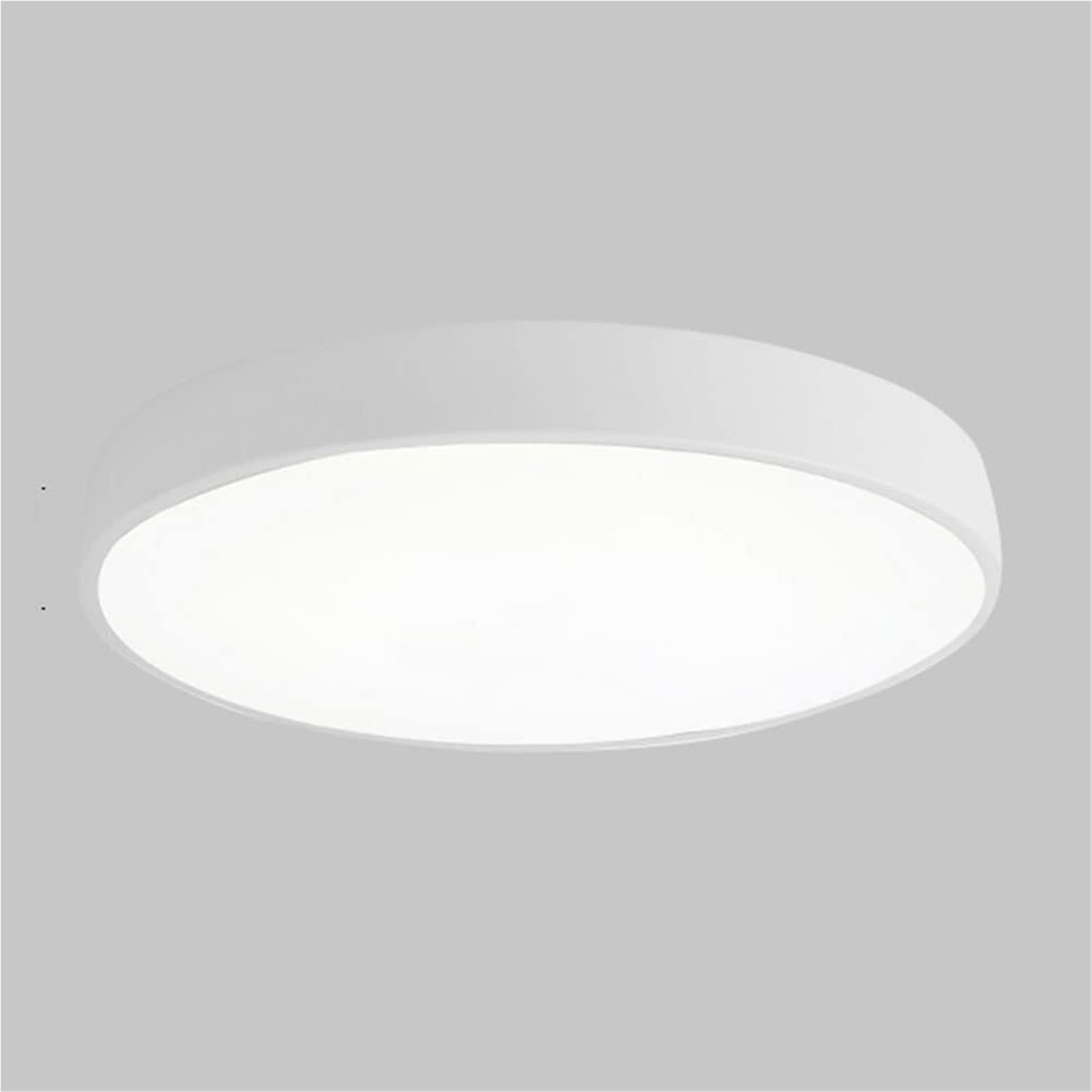 KHUKHU Macaron Creative LED Ceiling Lamp Round Thinness Ceiling Lights Modern Flush Mount Light Fixture Cool White 6000K Flat Modern Ceiling Light for Study,Corridor,Bedroom, Stairwell(E,60cm)