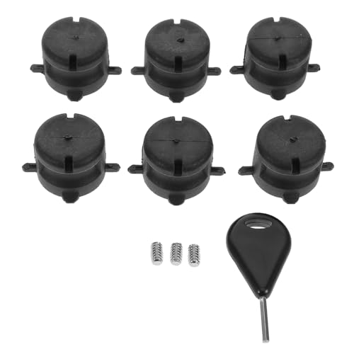 UPKOCH 1 Set Surfboard Tail Rudder Accessories Durable Round Cup with Wrench and Screw for Easy Installation Compatible with Various Surfboard Rudder Slots Enhances Stability and Control