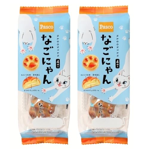名古屋 お土産 和菓子 Pasco なごにゃん シロ 4個入×2パック 冷やしても美味しい