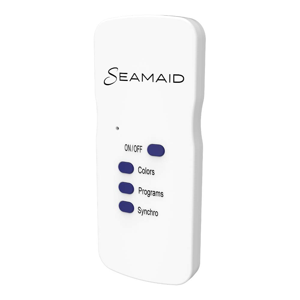 Seamaid 502839 Lampada Faro a LED Standard PAR56, 90 LED RGB con Telecomando 16W
