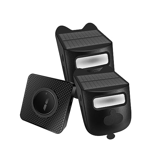 Ycagrain Alarmas Solares para Callejón Sensores y Detectores de Movimiento Sin Greeters Alarmas de Retroceso Sistemas de Seguridad Doméstica Fácil Instalación Enchufe UE B