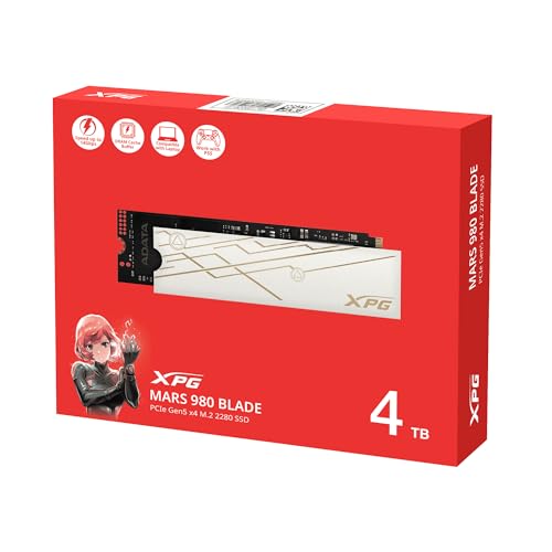 XPG MARS 980 BLADE 4 TB (PCIe Gen5 x4, NVMe, M.2 2280) (SMAR-980B-4TCS) - Hdd - Immagine 1