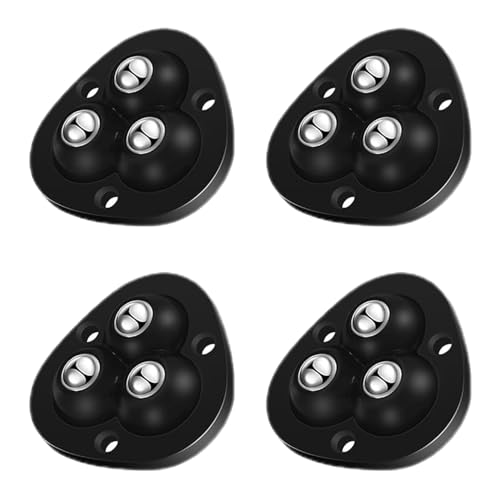 Lambo 4 ruedas giratorias para electrodomésticos, ruedas para utensilios de cocina, robustas, pegajosas, giratorias 360°, ruedas correderas resistentes al desgaste para muebles de pequeños