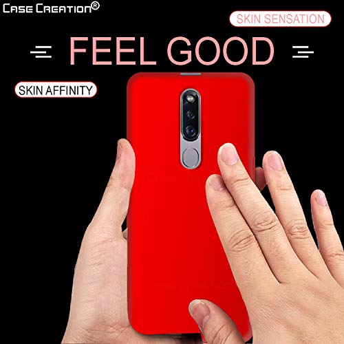 Image of Case Creation Luxurious OG Series for Oppo F11 Pro Case Cover,Anti-Dirty Slim Case Frosted Matte Cute Candy TPU Raised Bezel (Splash of Color) Back Cover for Oppo F11 Pro -Wine Red