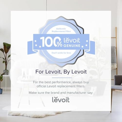 Image of Levoit Sprout Air Purifier Genuine Replacement Filter, AHAM VERIFIDE, 3-Stage HEPA Filter, High-Efficiency Activated Carbon, 1 Pack, White