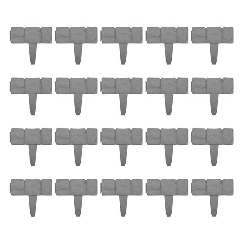 Bordure de jardin, bordure de paysage, imitation pierre, clôture de parterre de fleurs, clôture décorative