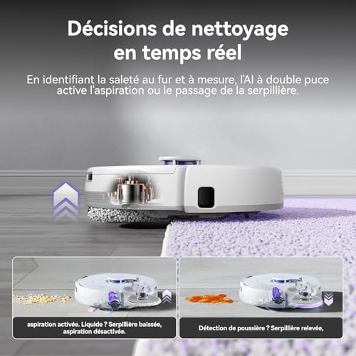 Image of NARWAL Flow Robot Vacuum Cleaner with Auto Water Compact Station and Drainage, 24,000 Pa, FlowWash Mop System, Carpet Focus Cleaning, 45-80C Rinsing and Hot Air Drying, Intelligent App