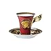 Versace Rosenthal Espressotasse mit Untere Medusa rot