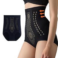 IonShape Unique Fiber Restoration Shaper, Detox and Slimming Shorts, Ionshaper for Women, Instantly improve body shape (Black, XL)