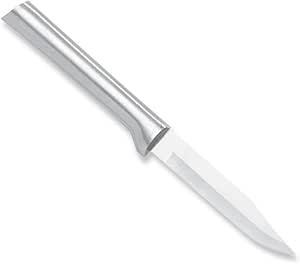 Rada Cutlery Everyday Paring Knife – Stainless Steel Blade With Aluminum Handle Made in USA, 6-3/4 Inches
