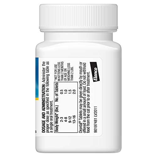 Drontal Broad Spectrum Dewormer, 50 Tablets #TOP2