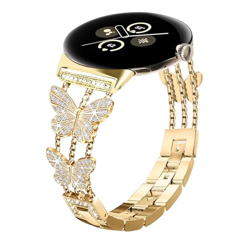 Correa metálica Bling para Google Pixel Watch 3 41mm miniatura 1