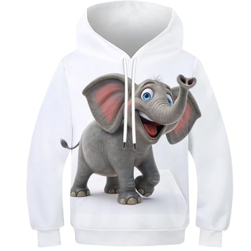 Sweat à capuche enfant imprimé 3D Love Avocado pour fille et garçon