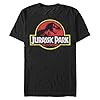 Jurassic Park Logo Men's T-Shirt, Black, Medium, Black, Medium #2