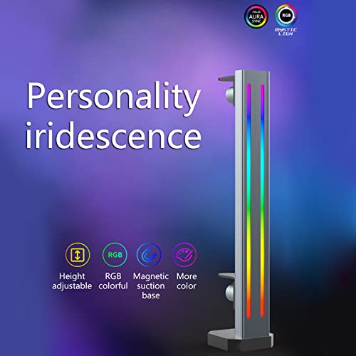 Ljmyy Soporte vertical de aluminio para GPU de refrigeración colorido 5V A-RGB soporte para tarjetas gráficas de computadora, soporte para tarjetas de video, soporte para tarjetas gráficas - imagen 7