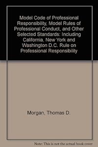 9781566627009: Model Code of Professional Responsibility, Model Rules ...