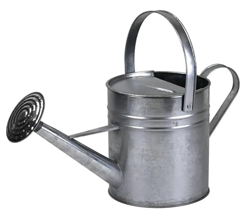 Unibos | 5L Vintage Victorian Galvanised Steel Garden Plant Watering Can,Garden Watering Can Wash Watering Cans (5L)