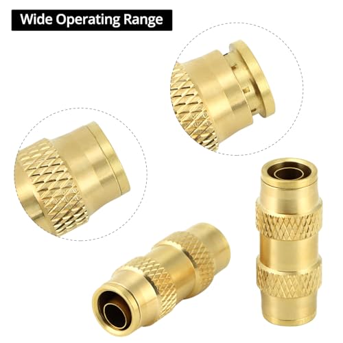 QWORK Push to Connect Fittings - 1/2" Tube & Air Hose, 10 Pack Quick Connect Pneumatic Fittings by QWORK - Image 5