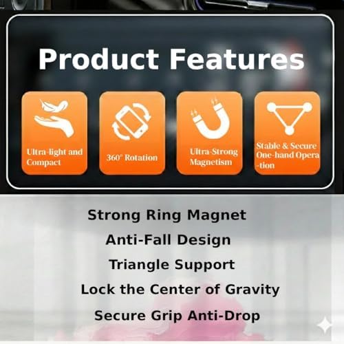 MagSafe Compatible Magnetic Phone Holder for Smart Fortwo 453 - Center Radio image 5